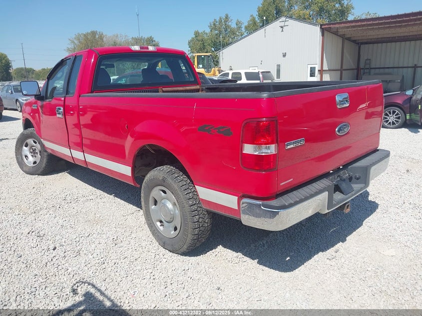 2005 Ford F-150 Fx4/Xl/Xlt red truck gasoline 1FTRF14565NA65236 photo #4
