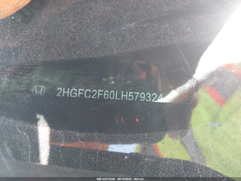 2020 HONDA CIVIC LX - 2HGFC2F60LH579324