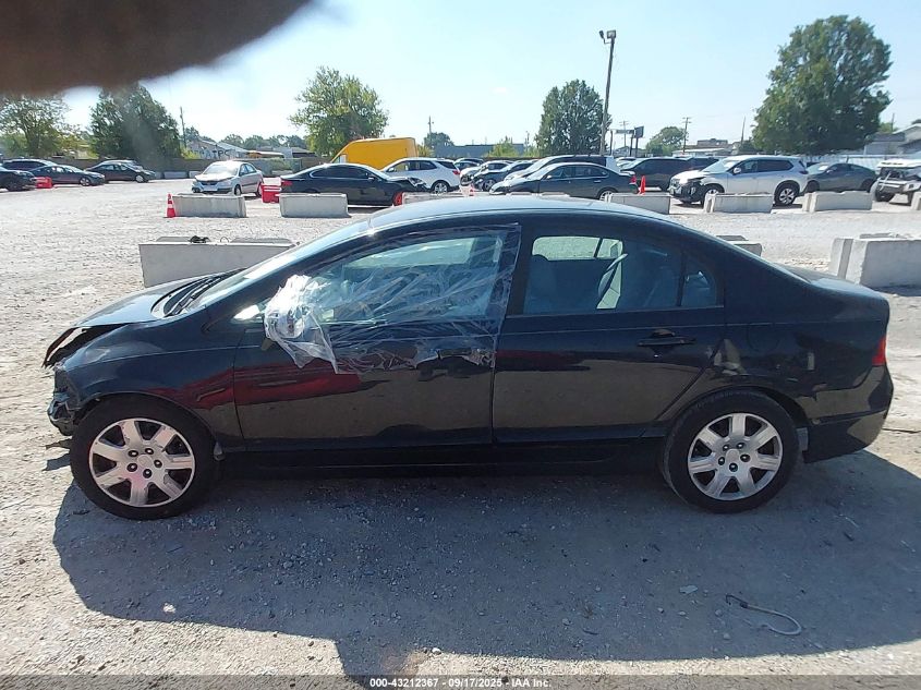 2008 Honda Civic Lx VIN: 1HGFA16558L098793 Lot: 43212367