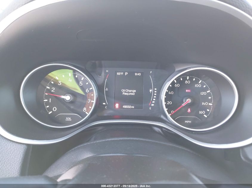 2020 Jeep Compass Altitude 4X4 VIN: 3C4NJDBB8LT228554 Lot: 43212377