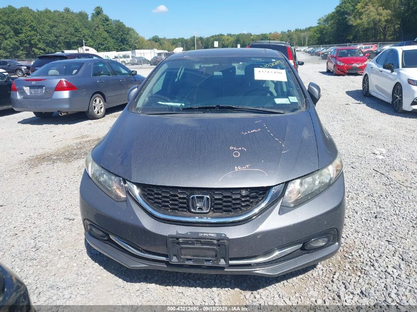 2013 Honda Civic Ex-L VIN: 19XFB2F91DE052014 Lot: 43212490