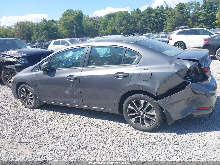 2013 Honda Civic Ex-L VIN: 19XFB2F91DE052014 Lot: 43212490