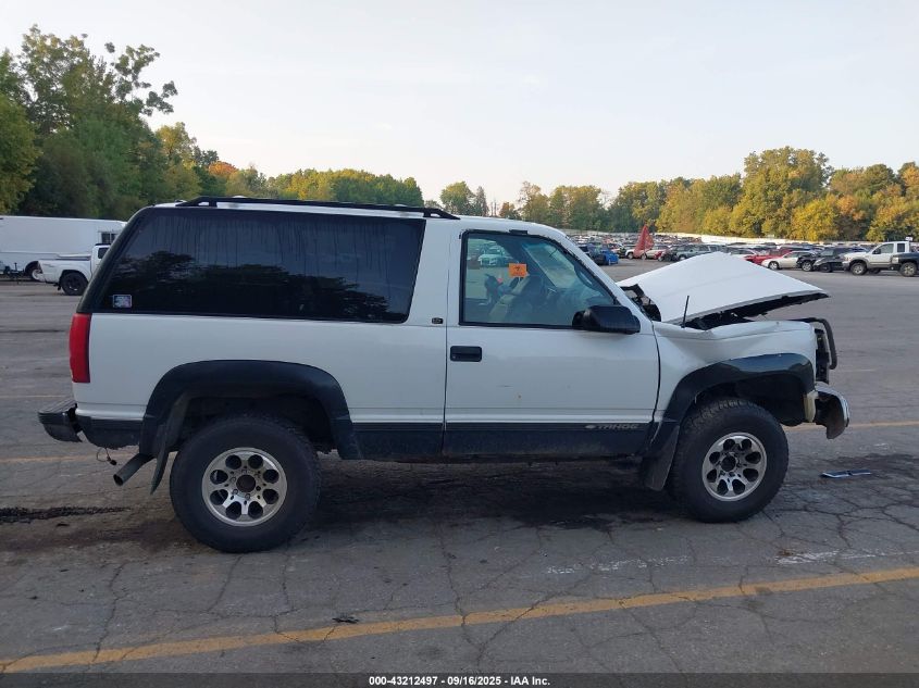 1999 Chevrolet Tahoe VIN: 3GNEK18RXXG158979 Lot: 43212497