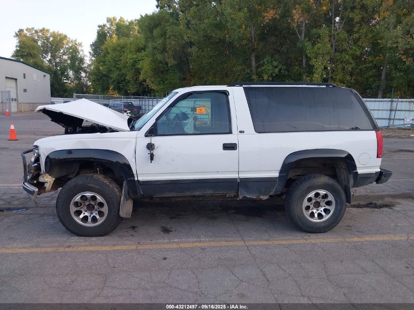 1999 Chevrolet Tahoe VIN: 3GNEK18RXXG158979 Lot: 43212497