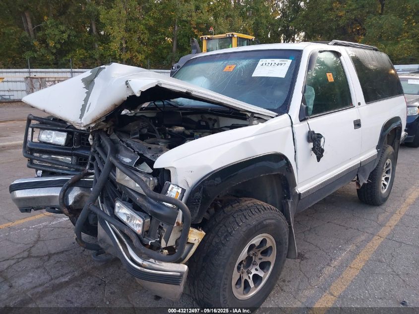 1999 Chevrolet Tahoe VIN: 3GNEK18RXXG158979 Lot: 43212497
