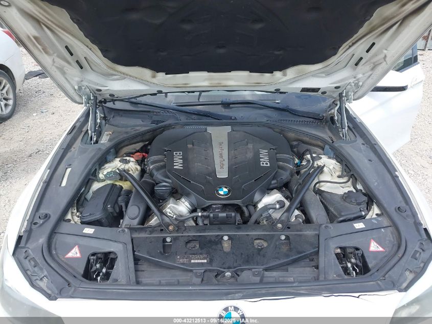 2012 BMW 550I VIN: WBAFR9C53CDV58320 Lot: 43212513