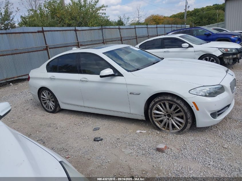 2012 BMW 550I VIN: WBAFR9C53CDV58320 Lot: 43212513