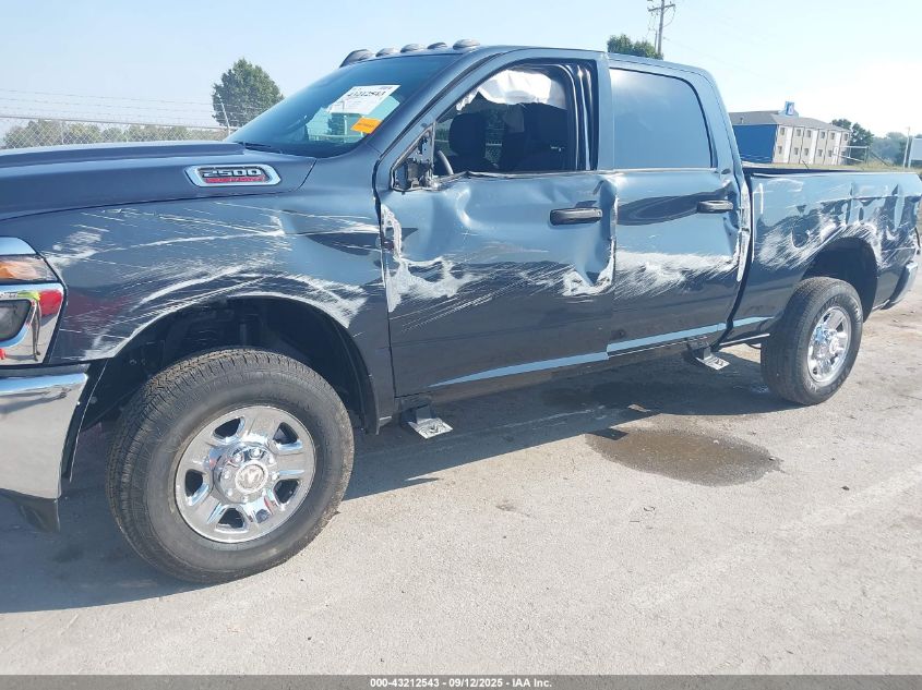 2025 Ram 2500 Tradesman 4X4 6'4 Box VIN: 3C6UR5CJ0SG568957 Lot: 43212543