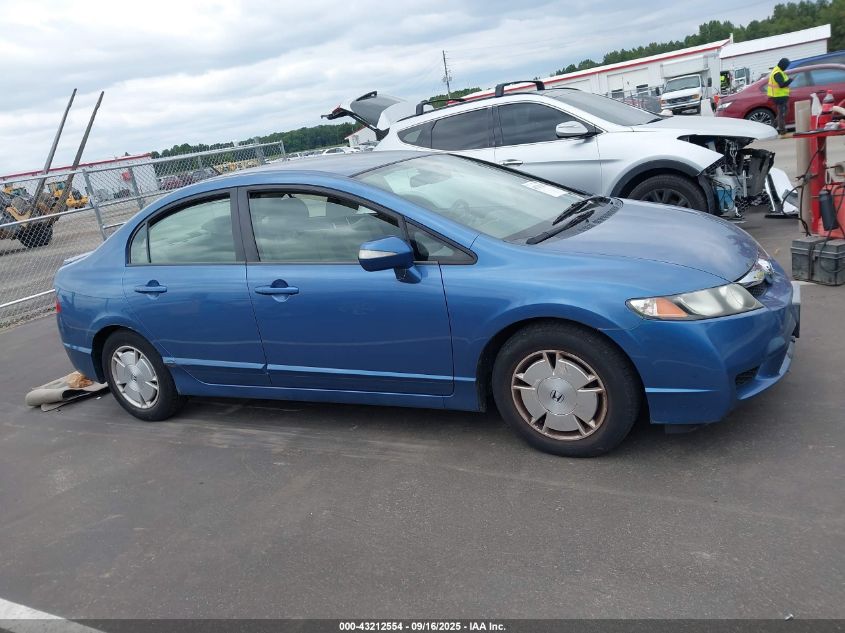 2009 Honda Civic Hybrid VIN: JHMFA362X9S005904 Lot: 43212554