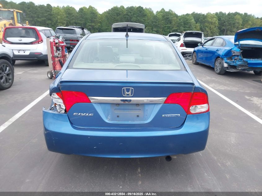 2009 Honda Civic Hybrid VIN: JHMFA362X9S005904 Lot: 43212554