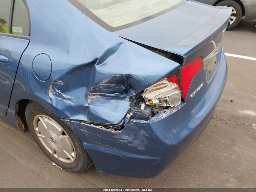 2009 Honda Civic Hybrid VIN: JHMFA362X9S005904 Lot: 43212554