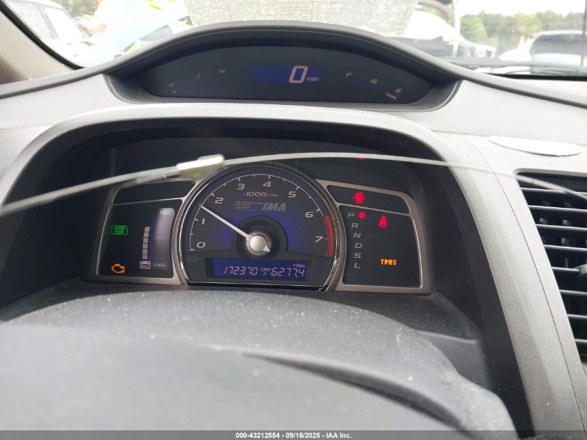 2009 Honda Civic Hybrid VIN: JHMFA362X9S005904 Lot: 43212554