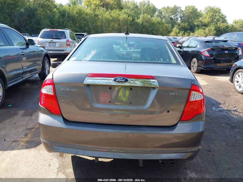 2012 Ford Fusion Sel VIN: 3FAHP0JA7CR430124 Lot: 43212566