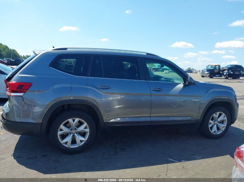 2019 Volkswagen Atlas 3.6L V6 Se VIN: 1V2DR2CA2KC584571 Lot: 43212592