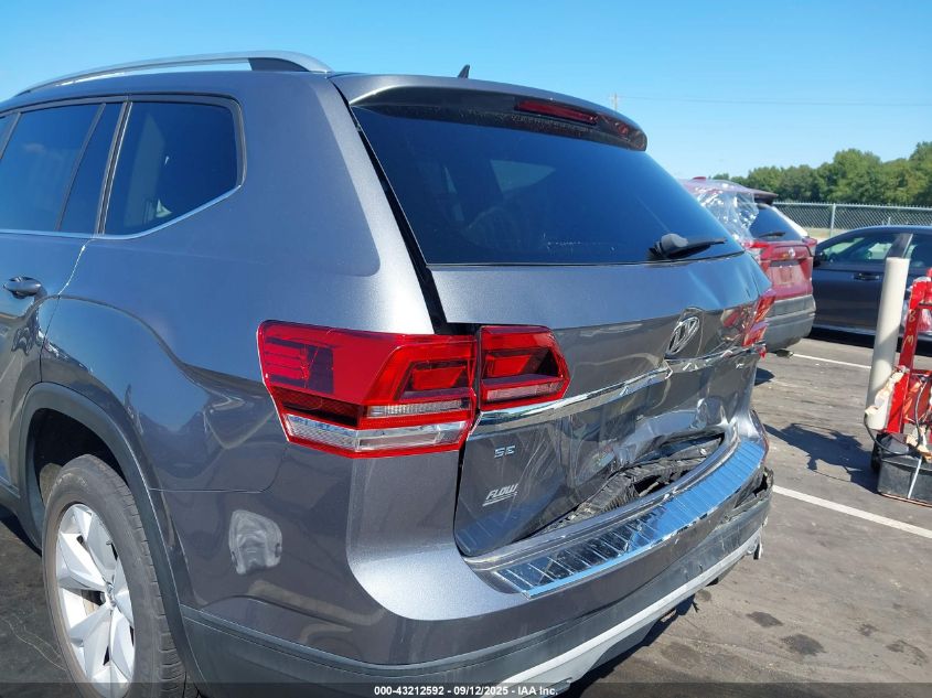 2019 Volkswagen Atlas 3.6L V6 Se VIN: 1V2DR2CA2KC584571 Lot: 43212592