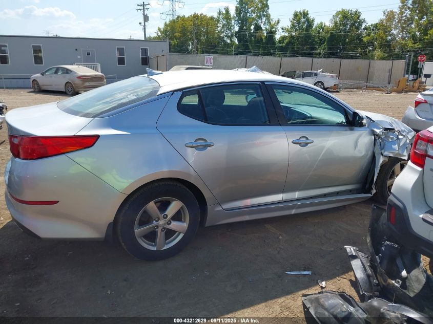 2015 Kia Optima Lx VIN: 5XXGM4A70FG486340 Lot: 43212629