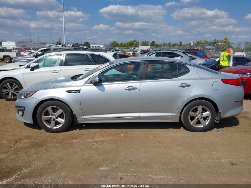 2015 Kia Optima Lx VIN: 5XXGM4A70FG486340 Lot: 43212629