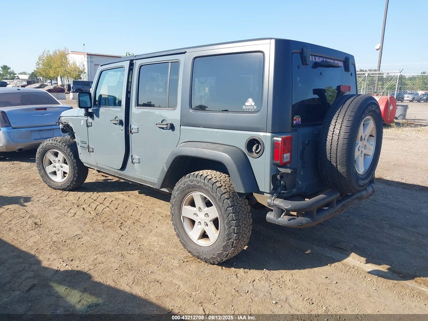 2014 JEEP WRANGLER UNLIMITED SPORT - 1C4BJWDG8EL218600