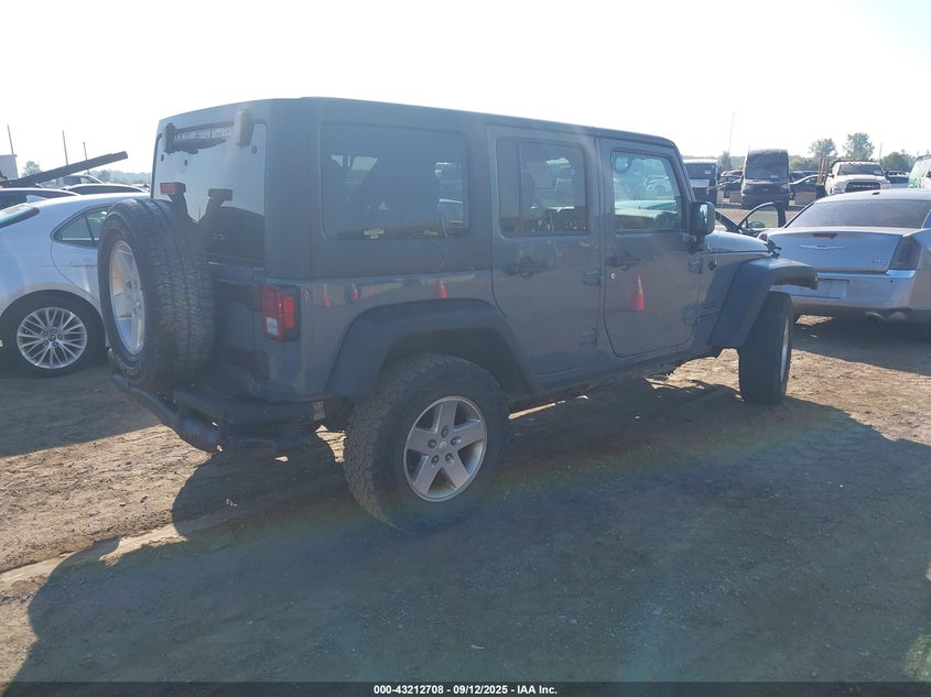 2014 JEEP WRANGLER UNLIMITED SPORT - 1C4BJWDG8EL218600