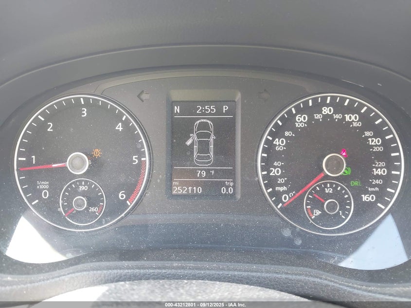 2013 VOLKSWAGEN PASSAT 2.0L TDI SE 1VWBN7A31DC067929