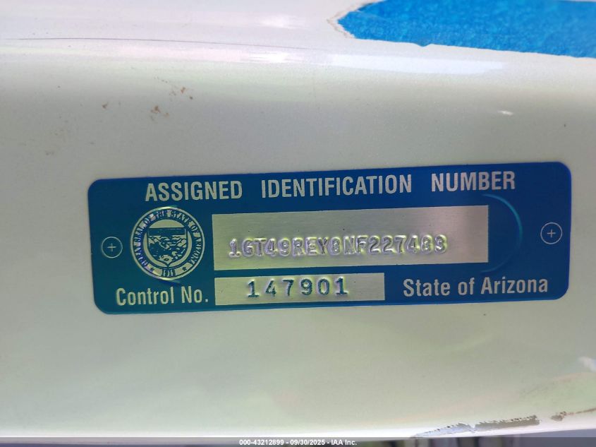 2022 GMC Sierra 2500Hd 4Wd Standard Bed Denali VIN: 1GT49REY8NF227483 Lot: 43212899