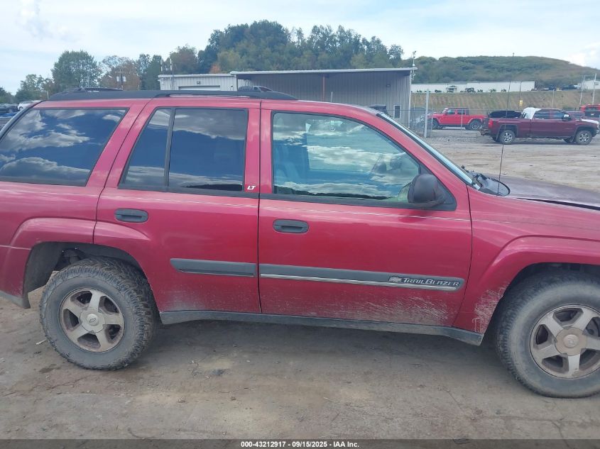 2002 Chevrolet Trailblazer Lt VIN: 1GNDT13S922164101 Lot: 43212917