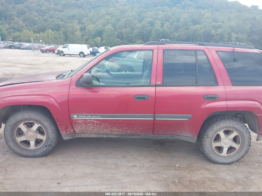 2002 Chevrolet Trailblazer Lt VIN: 1GNDT13S922164101 Lot: 43212917