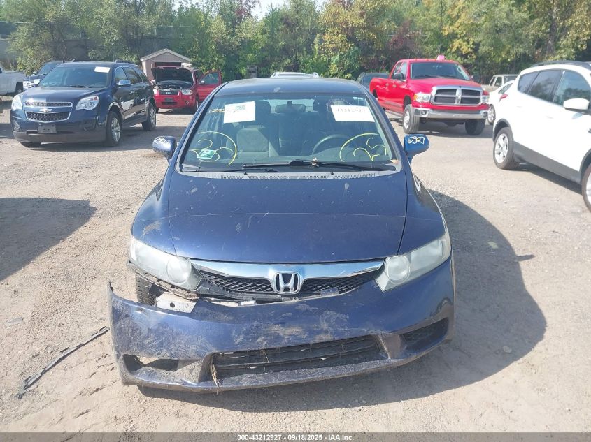 2009 Honda Civic Lx VIN: 19XFA16559E002900 Lot: 43212927