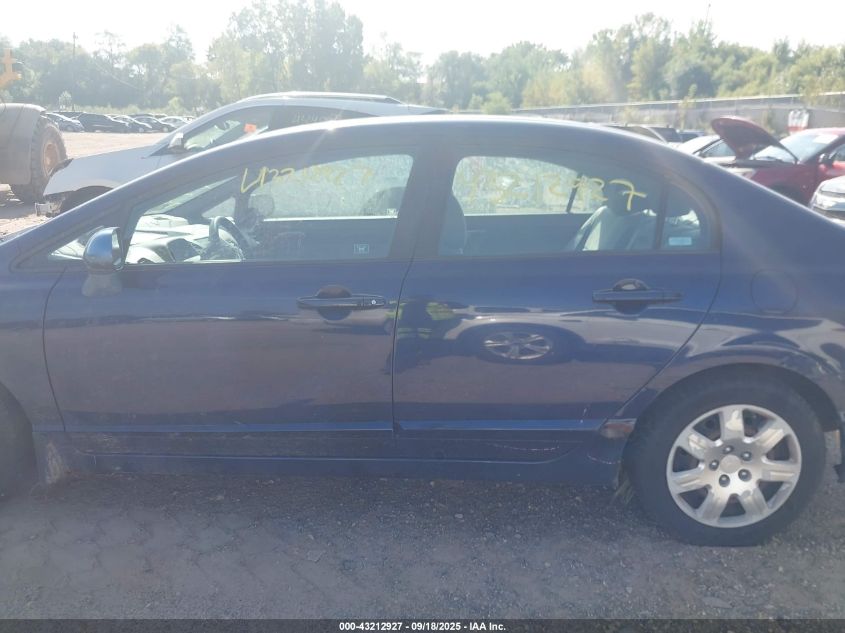 2009 Honda Civic Lx VIN: 19XFA16559E002900 Lot: 43212927