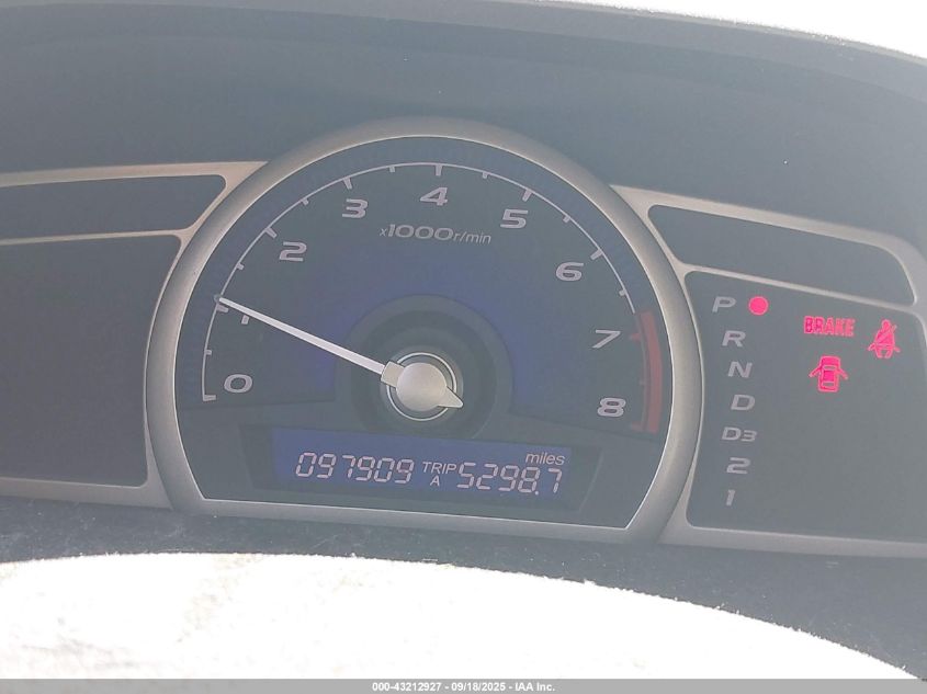 2009 Honda Civic Lx VIN: 19XFA16559E002900 Lot: 43212927