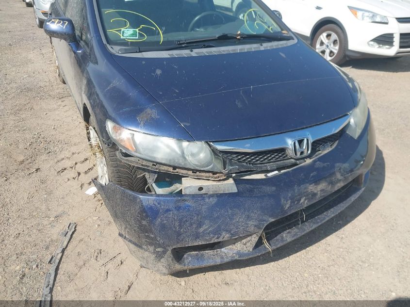 2009 Honda Civic Lx VIN: 19XFA16559E002900 Lot: 43212927