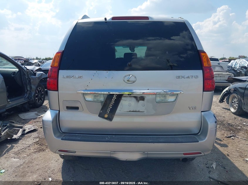 2006 Lexus Gx 470 VIN: JTJBT20X760114446 Lot: 43213037