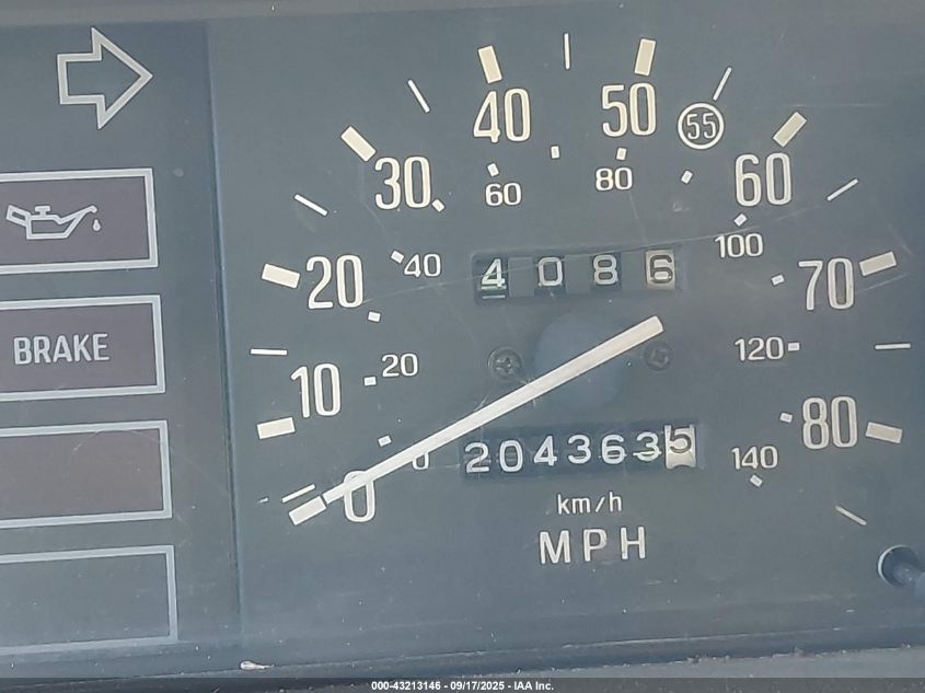 1984 Mazda B2000 Long Bed VIN: JM2UC2216E0843357 Lot: 43213146