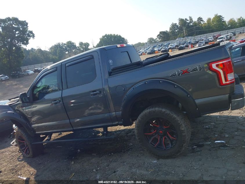 2017 Ford F150 Supercrew VIN: 1FTEW1EG8HFB80840 Lot: 43213152