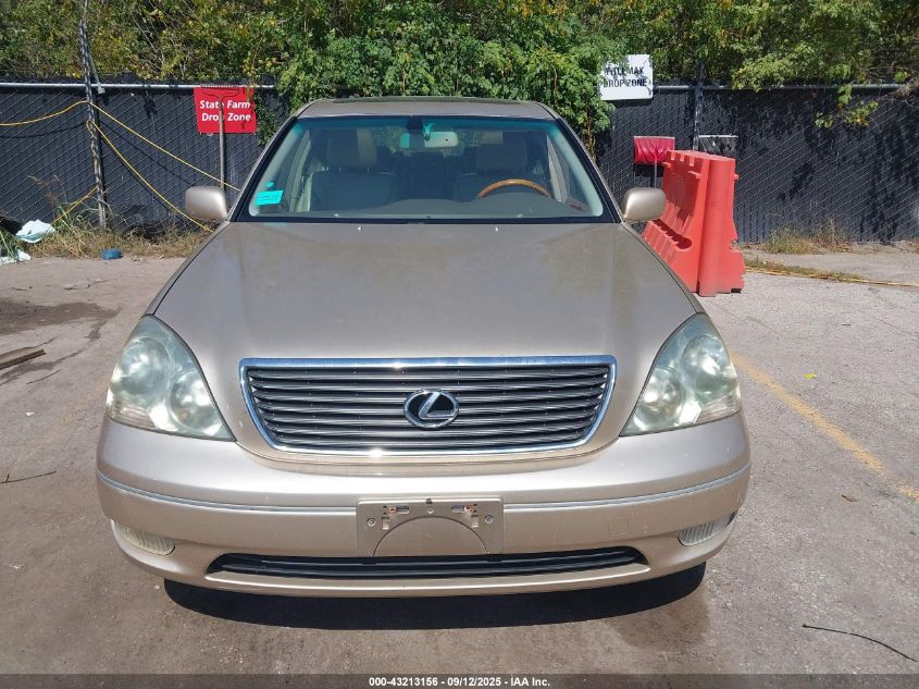 2002 Lexus Ls 430 VIN: JTHBN30F020082300 Lot: 43213156