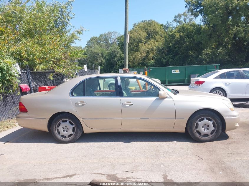 2002 Lexus Ls 430 VIN: JTHBN30F020082300 Lot: 43213156