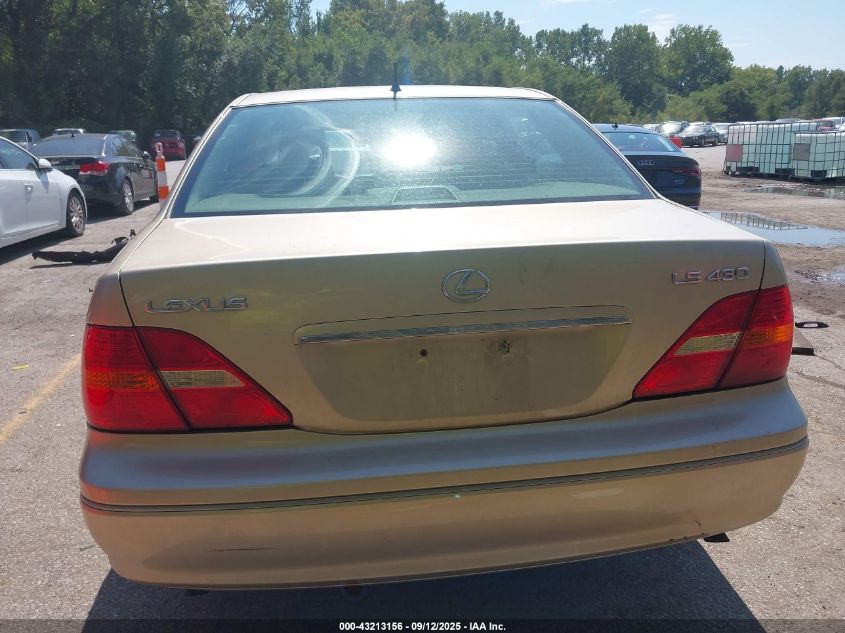 2002 Lexus Ls 430 VIN: JTHBN30F020082300 Lot: 43213156