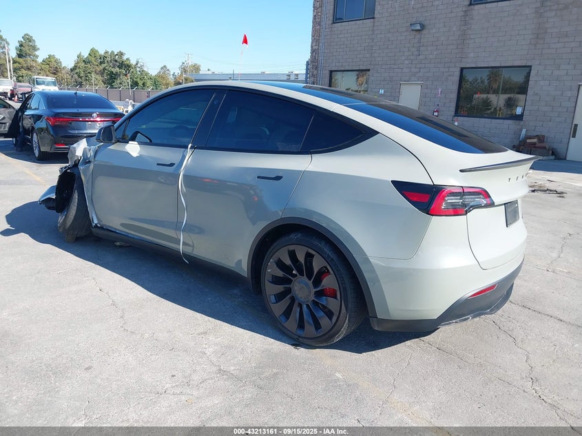2022 Tesla Model Y Performance Dual Motor All-Wheel Drive grey suv electric 7SAYGDEF3NF405560 photo #4