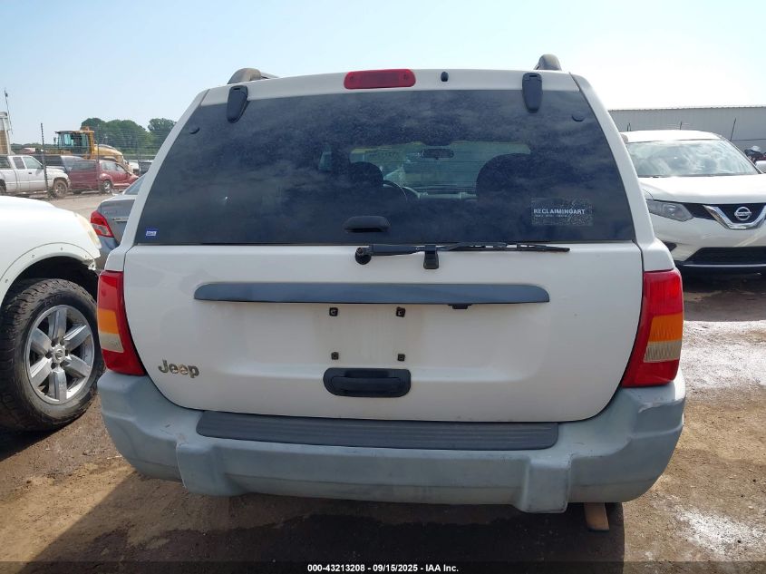 2002 Jeep Grand Cherokee Laredo VIN: 1J4GX48S62C233755 Lot: 43213208