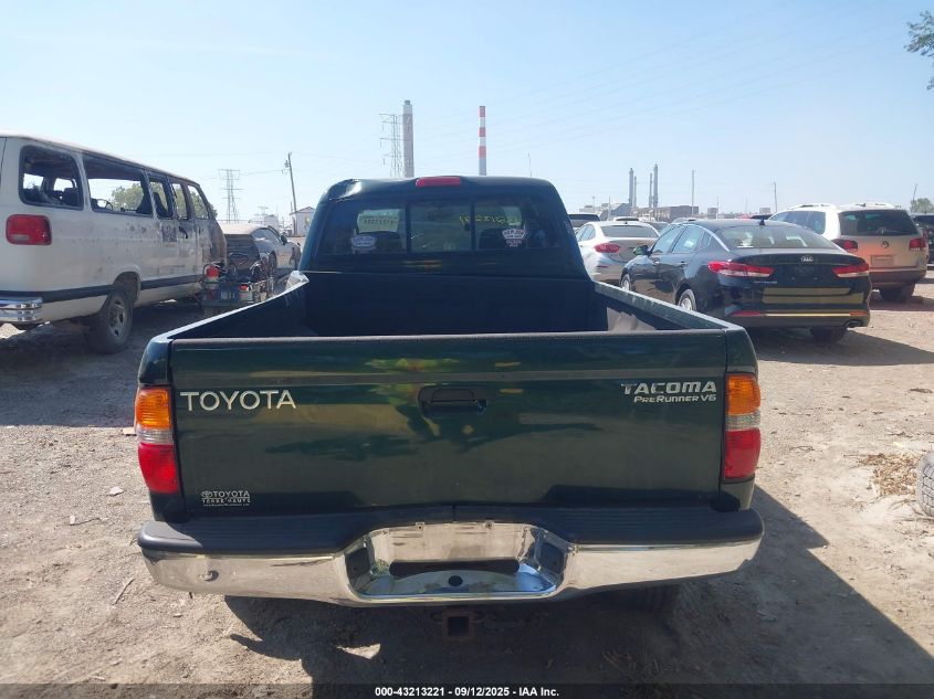 2002 Toyota Tacoma Prerunner V6 VIN: 5TESN92N72Z046001 Lot: 43213221