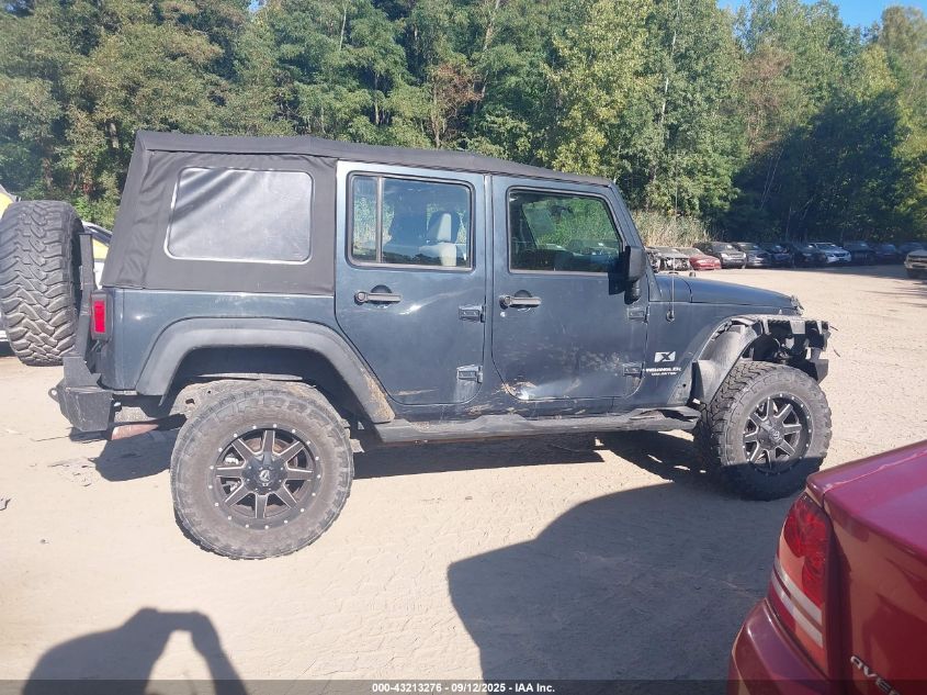 2008 Jeep Wrangler Unlimited X VIN: 1J4GA39168L599225 Lot: 43213276