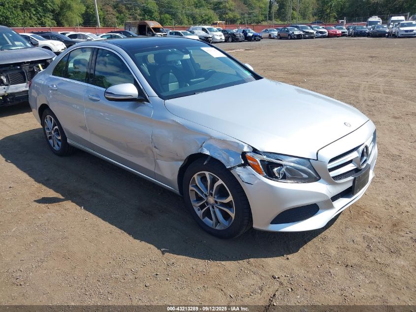 2017 Mercedes-Benz C 300 4Matic VIN: WDDWF4KB0HR216975 Lot: 43213289