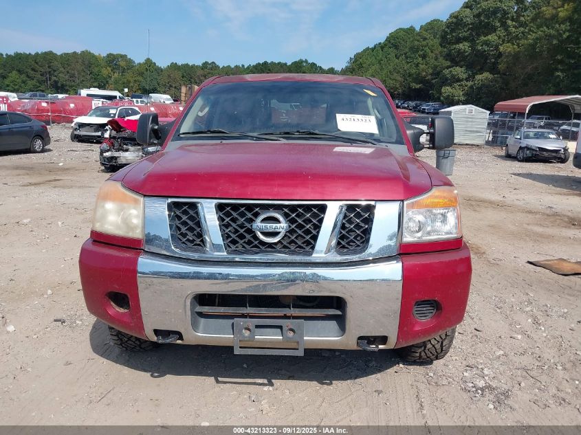 2008 Nissan Titan Se VIN: 1N6AA07C38N325884 Lot: 43213323