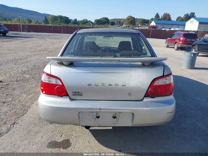 2005 Subaru Impreza 2.5Rs VIN: JF1GD67555H523519 Lot: 43213322