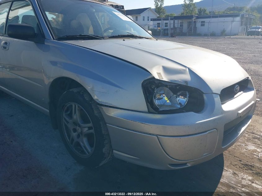 2005 Subaru Impreza 2.5Rs VIN: JF1GD67555H523519 Lot: 43213322