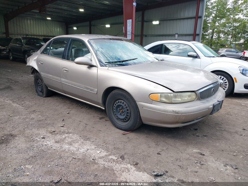 2001 Buick Century Custom beige sedan gasoline 2G4WS52J311120500 photo #1