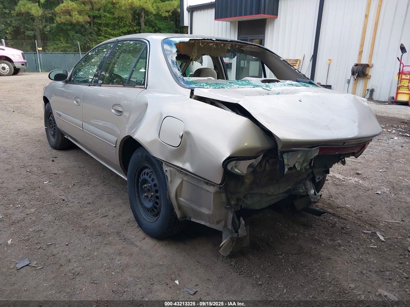 2001 Buick Century Custom beige sedan gasoline 2G4WS52J311120500 photo #4