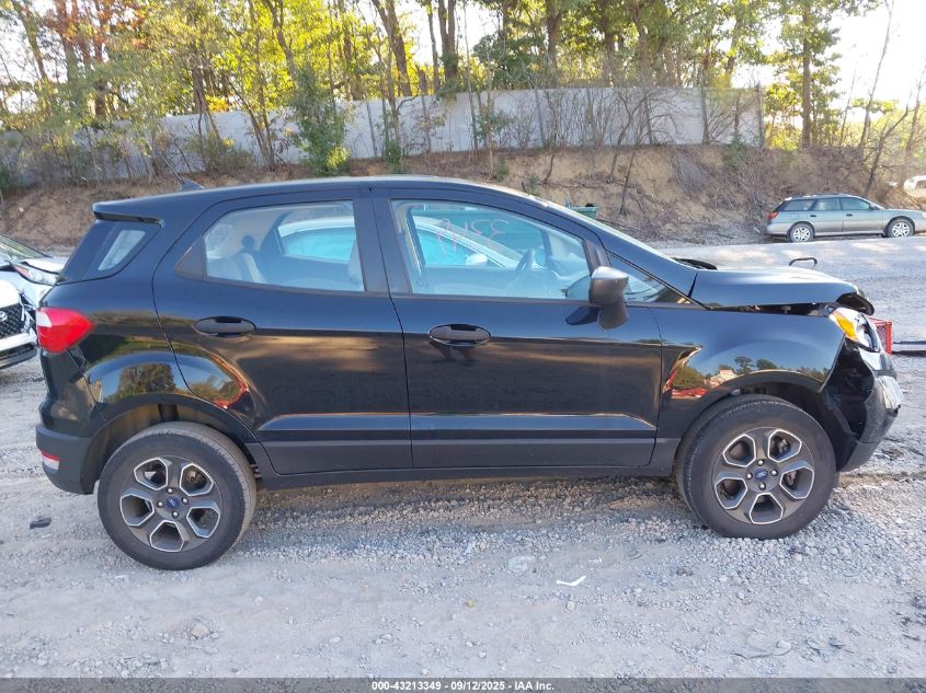 2022 Ford Ecosport S VIN: MAJ6S3FLXNC461158 Lot: 43435557