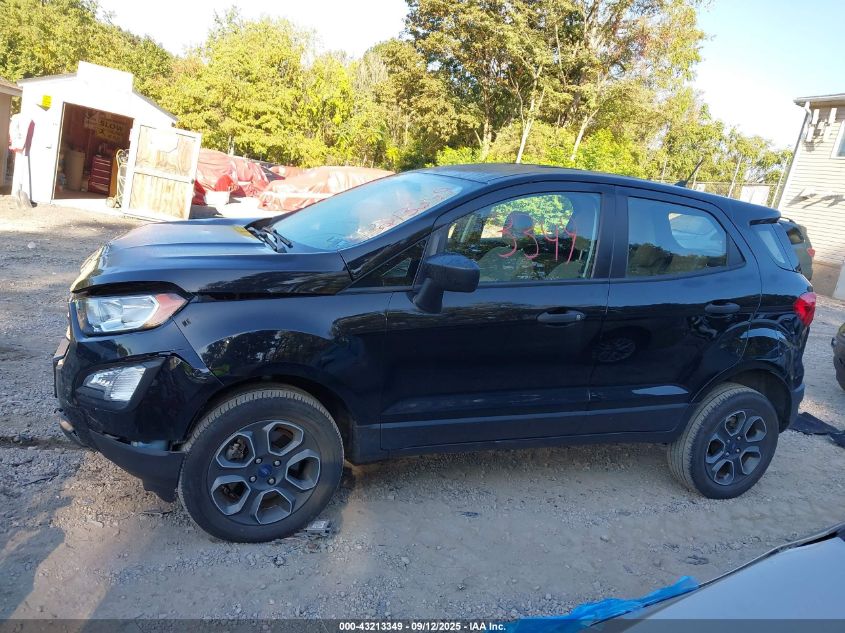 2022 Ford Ecosport S VIN: MAJ6S3FLXNC461158 Lot: 43435557