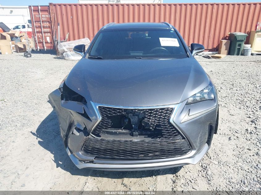 2015 Lexus Nx 200T F Sport VIN: JTJYARBZ4F2008435 Lot: 43213368